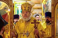 Архиерейское богослужение в Неопалимовском храме микрорайона ВНИИПО города Балашихи